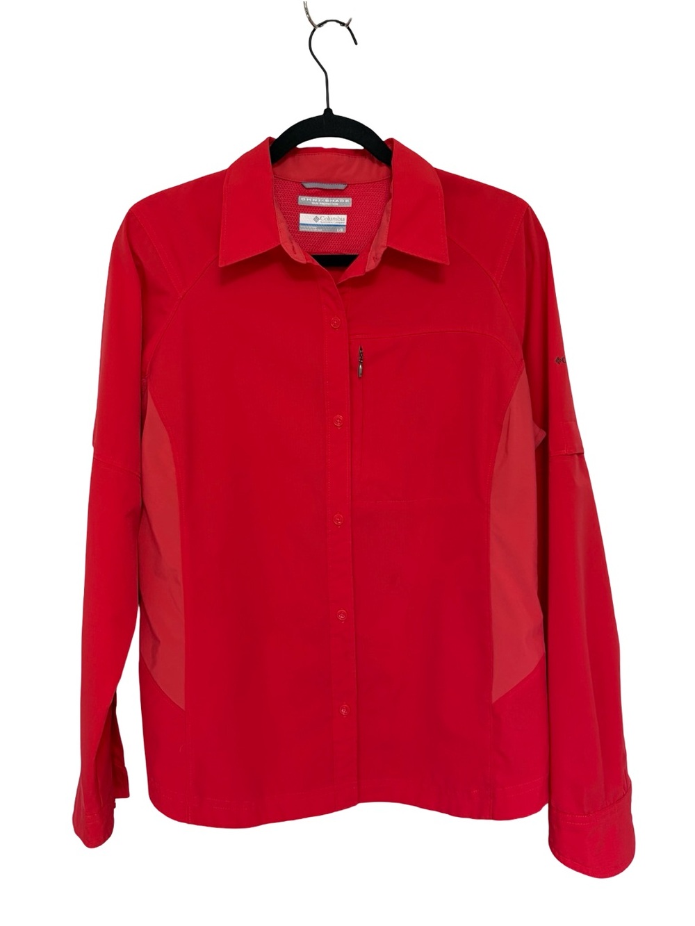 Columbia Women’s UPF Silver Ridge Long Sleeve Button Down Shirt - Size L